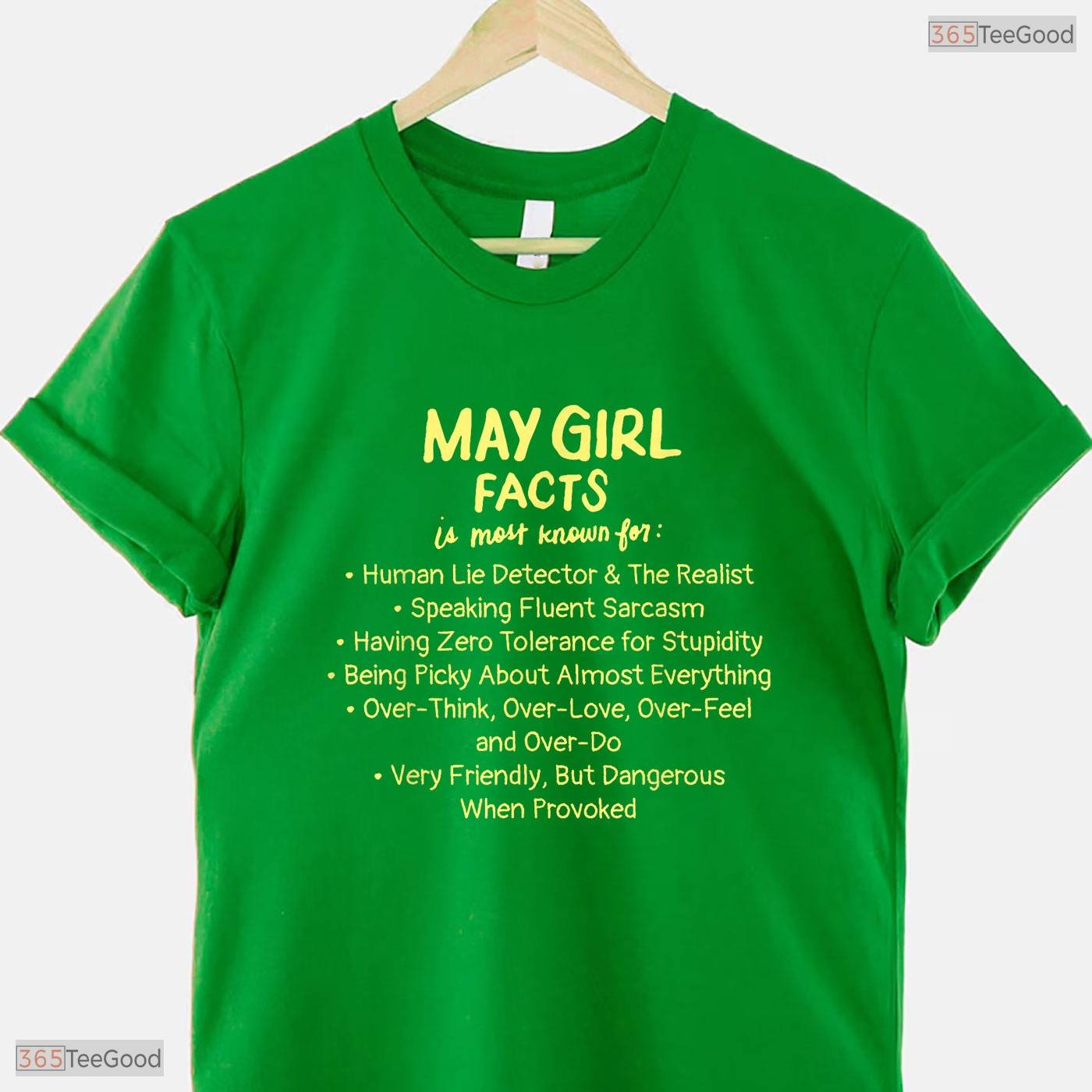 Funny May Girl Facts T-Shirt- Best May Birthday Shirt Gift Idea For Women