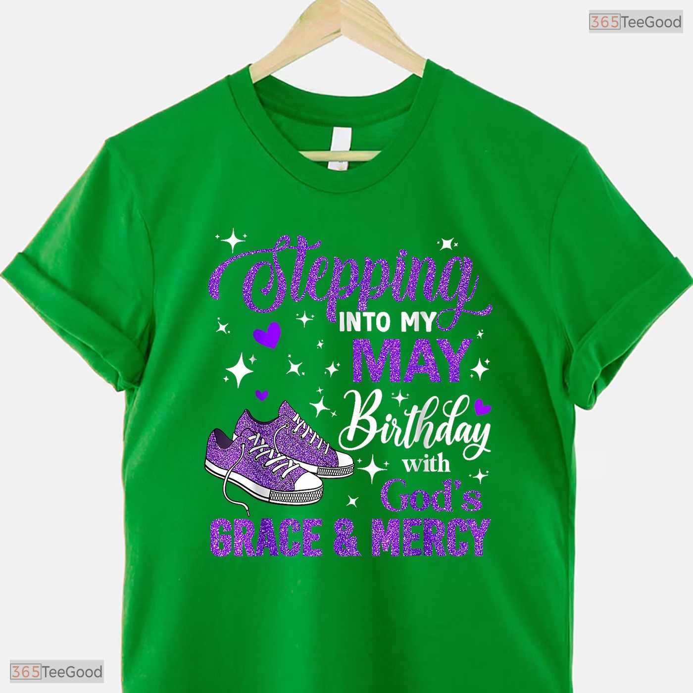 Inspirational God's Grace May Birthday T-Shirt- Women's Celebration Shirt Gift
