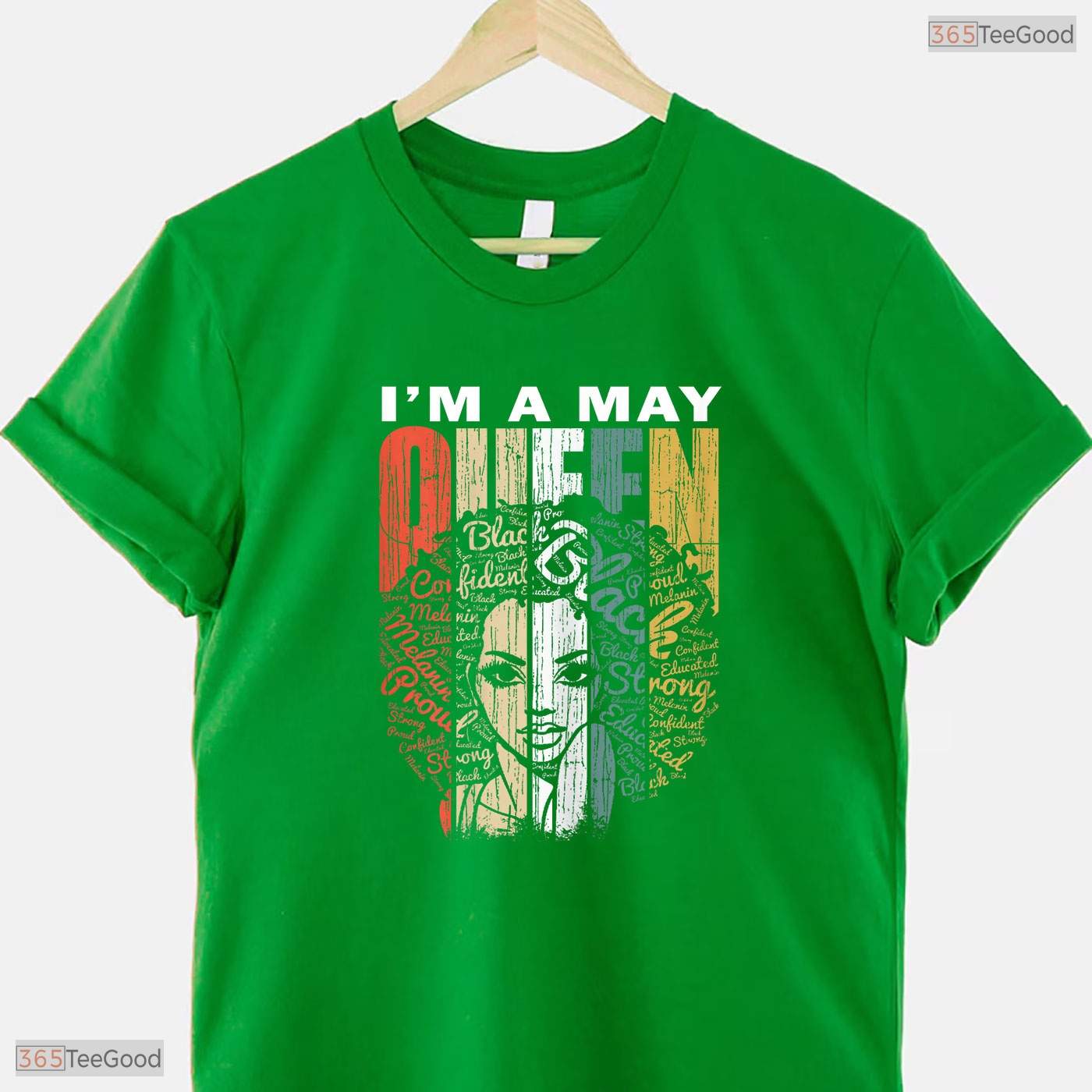 Women Queens Are Born In May T-Shirt- Unique May Birthday Celebration Apparel