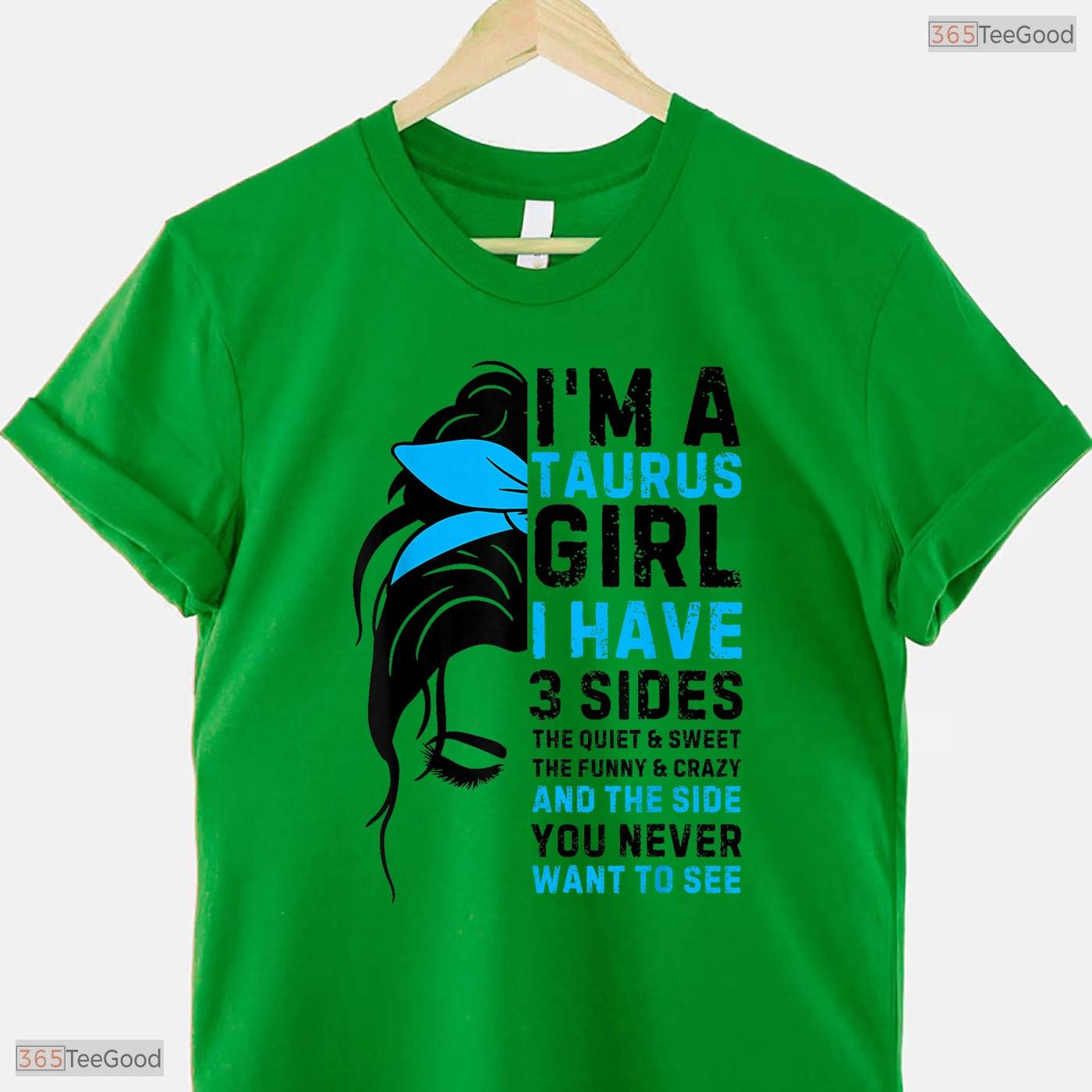 Taurus Girl Zodiac Sign Horoscope T-Shirt- Unique May Birthday Apparel Gift