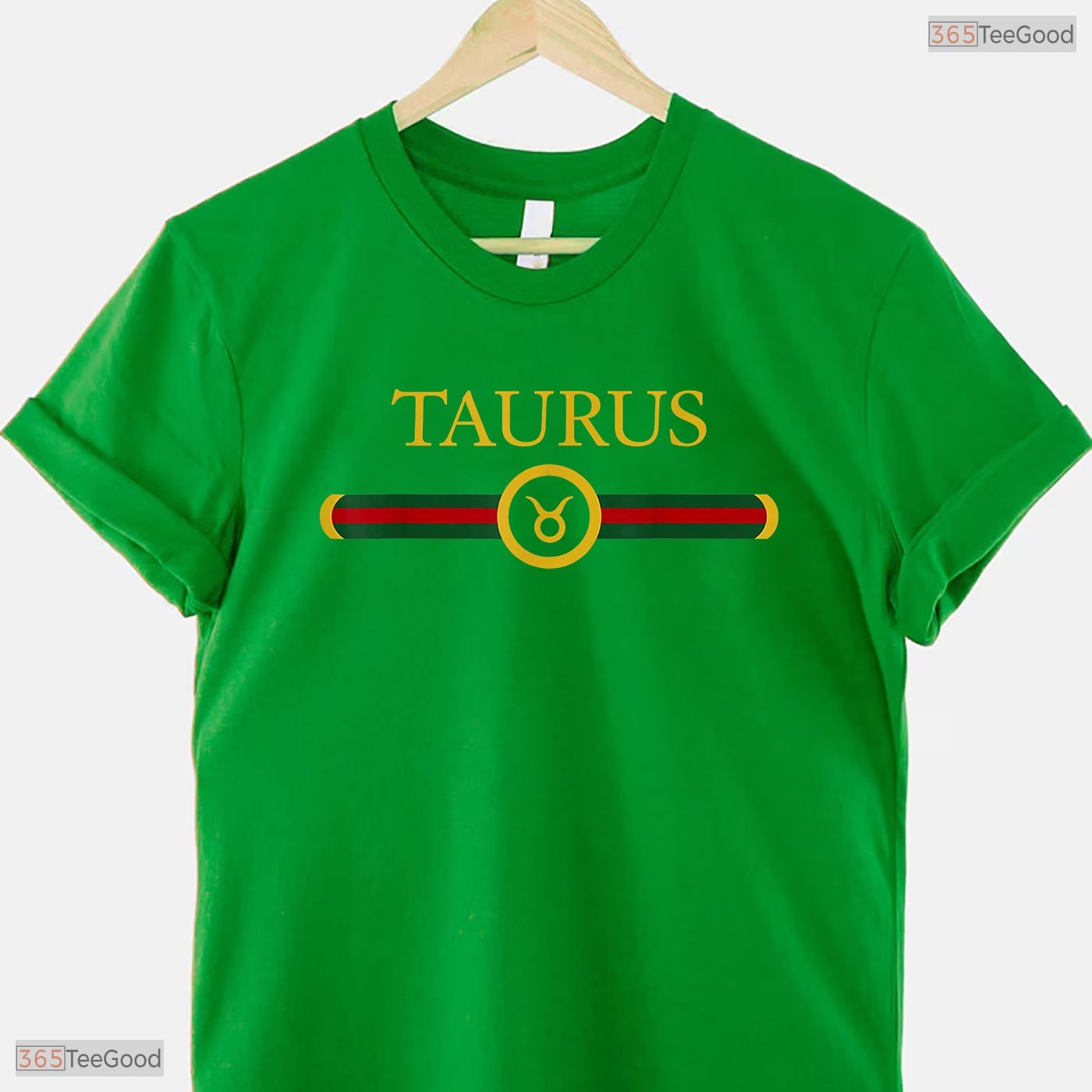 Graphic Art Taurus Zodiac Sign T-Shirt- Unique May Birthday Apparel For Her