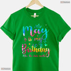 Cute Tie Dye May Birthday Shirt- Whole Month Celebration May Birthday T-Shirt