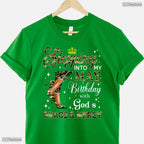 Camo High Heels Stepping Into May T-Shirt- Best May Birthday Shirt For Her