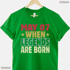 Celebrate 7th Of May Birthday T-Shirt- Awesome May 7 Birthday Shirt For Men