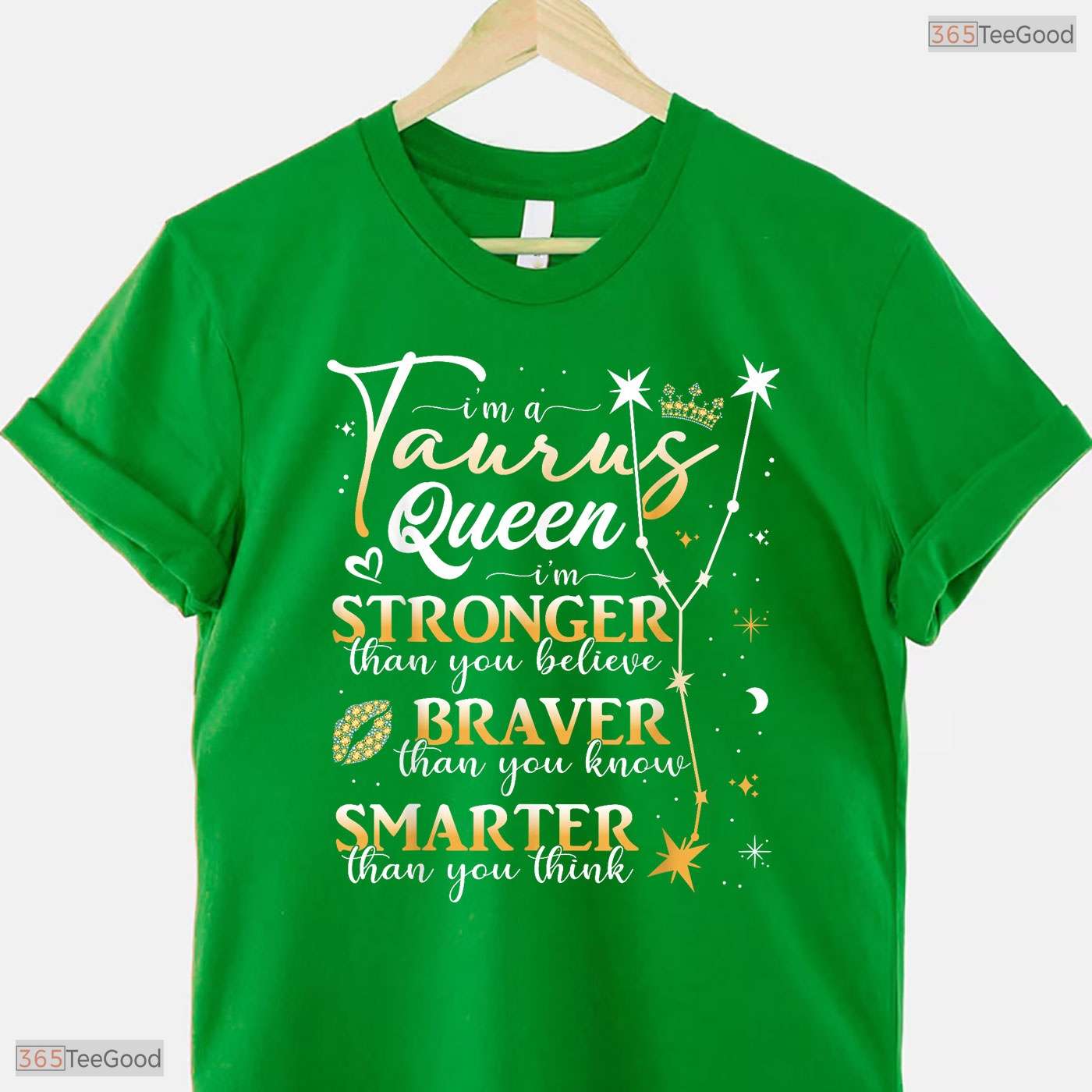 Taurus Queen Zodiac Sign Horoscope T-Shirt- Unique May Birthday Shirt Gift