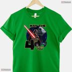 Classic May The Fourth Be With You Space Sword T-Shirt- May Birthday Shirt