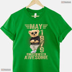 Awesome 1979 Teddy Bear 47th Birthday T-Shirt- Unique May Birthday Shirt