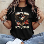 250th Anniversary USA Eagle Independence Valentine T-Shirt Bass Fishing Gear