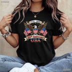 250 Years American 4th of July Valentine T-Shirt- Inshore Fishing Apparel Men