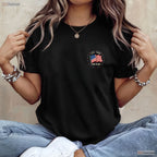 July 4th 250th Anniversary Front Back Valentine T-Shirt Catfish Fishing Men