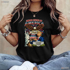 Trump 250th Birthday America 4th of July Valentine T-Shirt Fly Fishing Tees