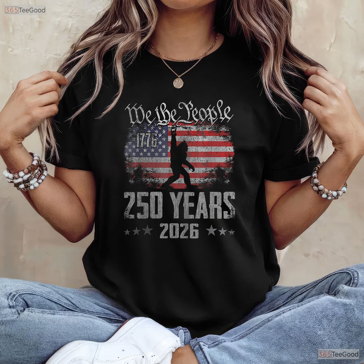 250 Years 250th Anniversary Bigfoot Valentine T-Shirt Carp Fishing Apparel