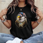 USA 250th Anniversary Funny Independence Valentine T-Shirt Trout Fishing Wear