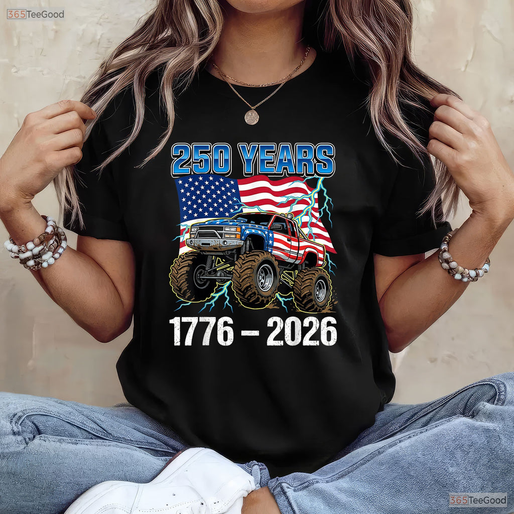 250 Years American 1776 2026 4th of July Valentine T-Shirt Marlin Fishing