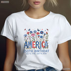 250 Years America Anniversary 250th Birthday Valentine T-Shirt Pike Fishing