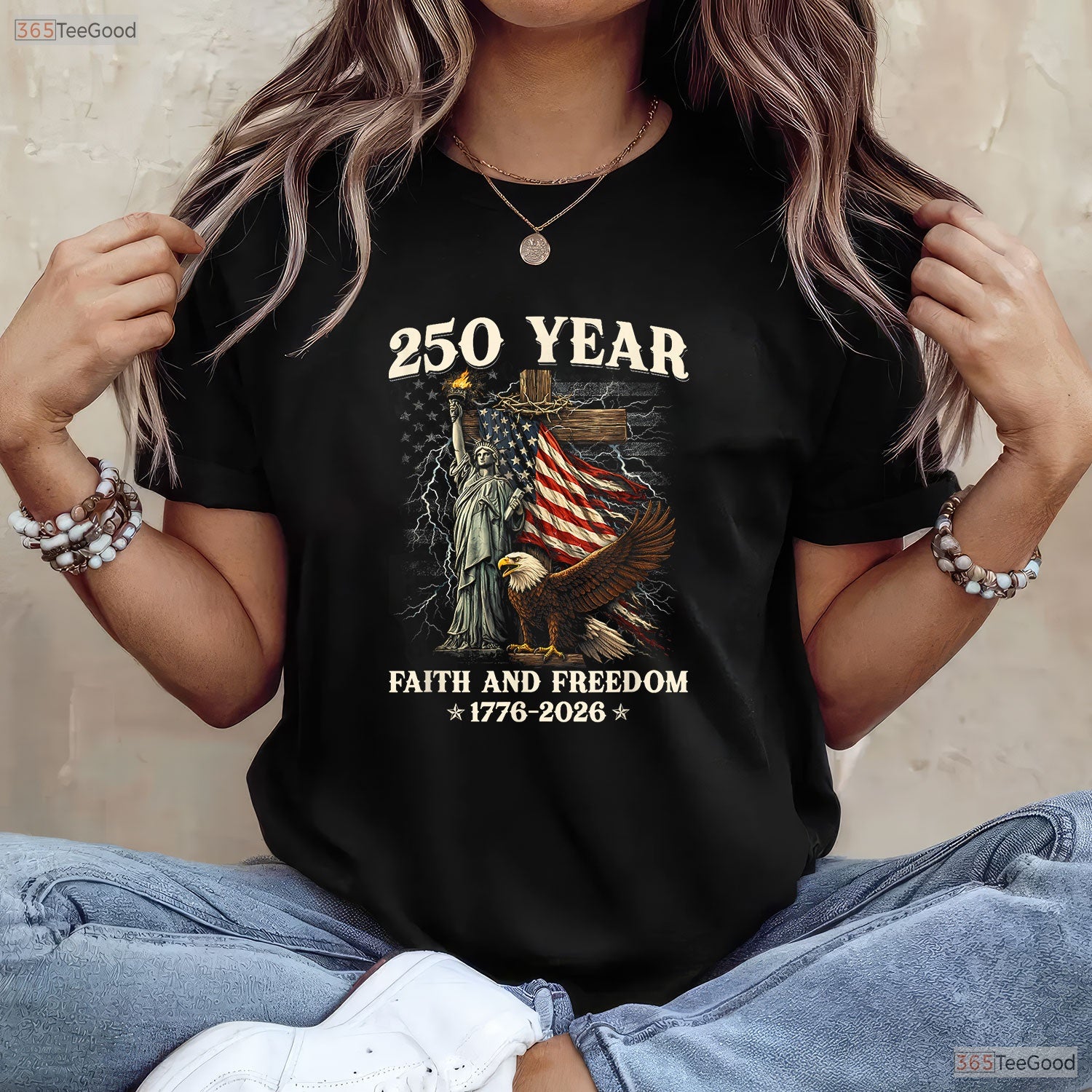 250th Anniversary USA Patriotic 4th July Valentine T-Shirt Catfish Fishing