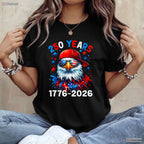 250 Years Anniversary Eagle 4th of July Valentine T-Shirt Trout Fishing Gear