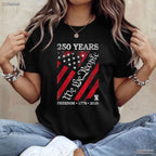 250th Anniversary USA Vintage Valentine T-Shirt- Fly Fishing Gear For Men