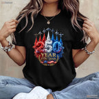 250 Years American Patriotic 4th of July Valentine T-Shirt Pike Fishing Gifts Men