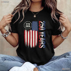 250 Years America Independence Freedom Valentine T-Shirt Fly Fishing Accessories