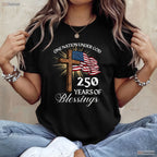 One Nation Under God 250 Years USA Valentine T-Shirt- Carp Fishing Outfits