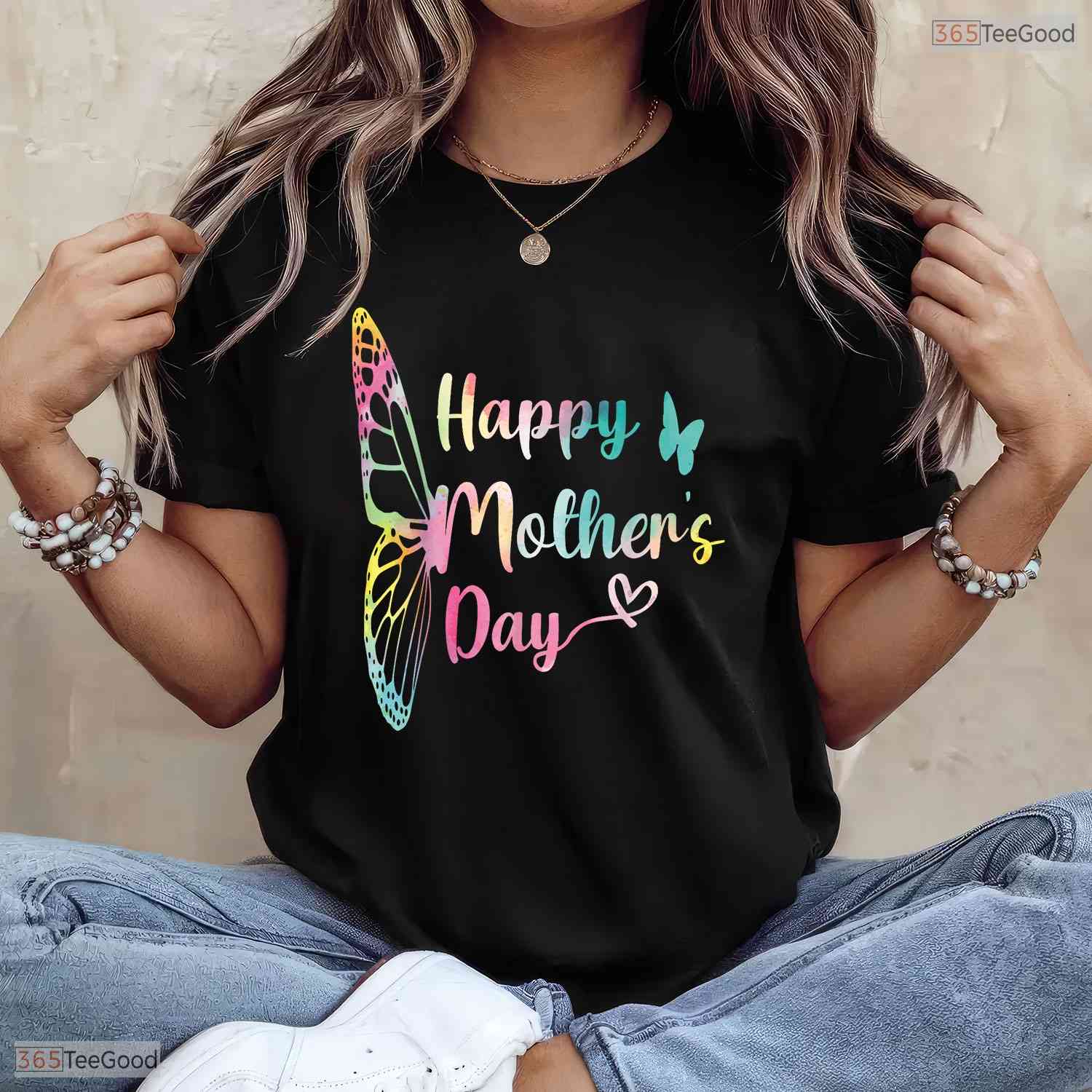 Mama Happy Mothers Day Shirt Best Mom Gifts For Women Cute Graphic T-Shirt