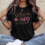 Kids Happy Mothers Day Shirt Cute Toddler Saying For Mom T-Shirt Present Idea