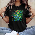 Green Mother Nature Earth Day Shirt Earth Mother Planet Nature T-Shirt Gift