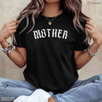 Vintage Gothic Mother Shirt Spooky Mom T-Shirt Alternative Mothers Day Gift