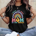 Best Mom In The World Cute Girls Mothers Day T-Shirt For Toddler Gift Present