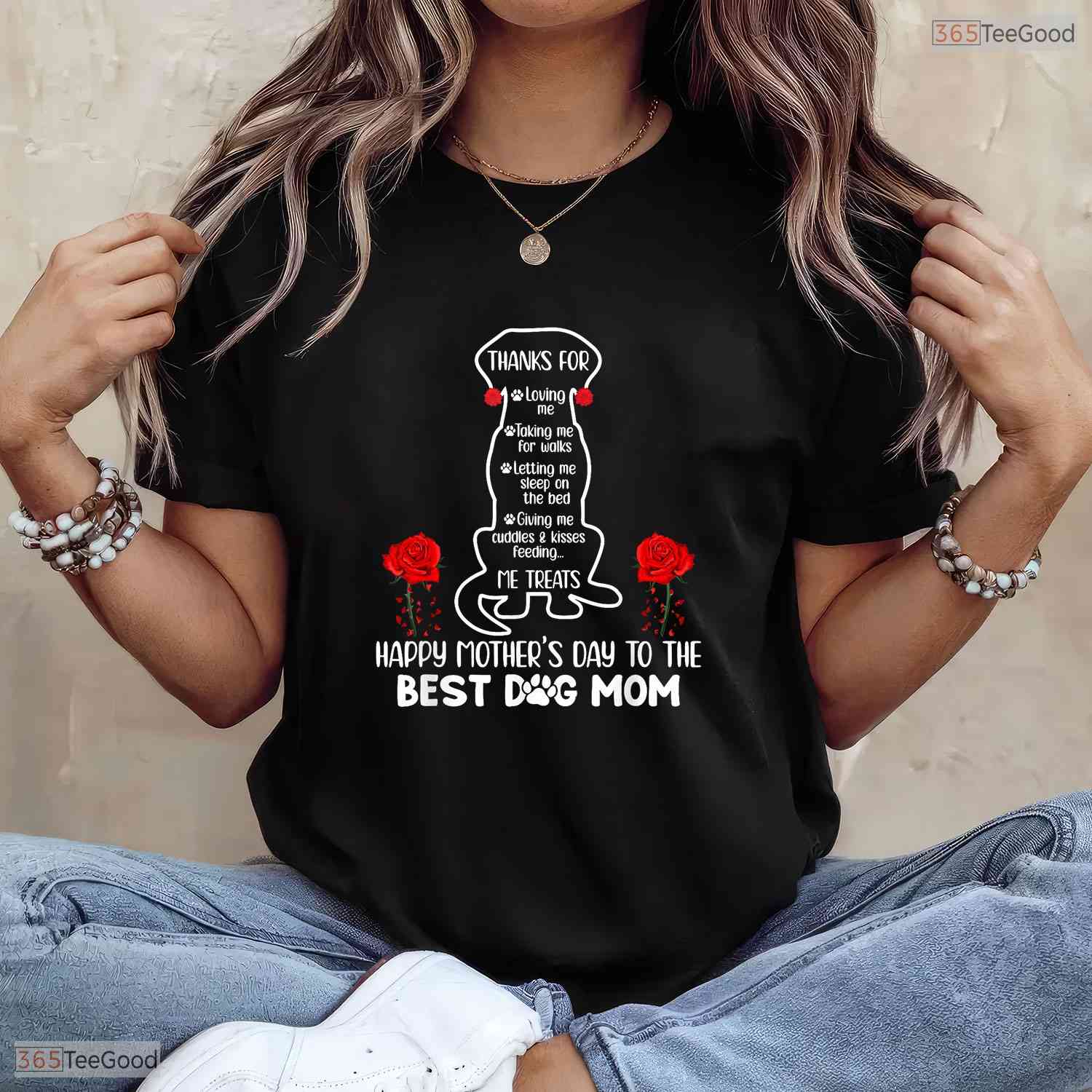 Happy Mothers Day Dog Mom Funny Dog Owner Best Dog Mama T-Shirt Gift For Her