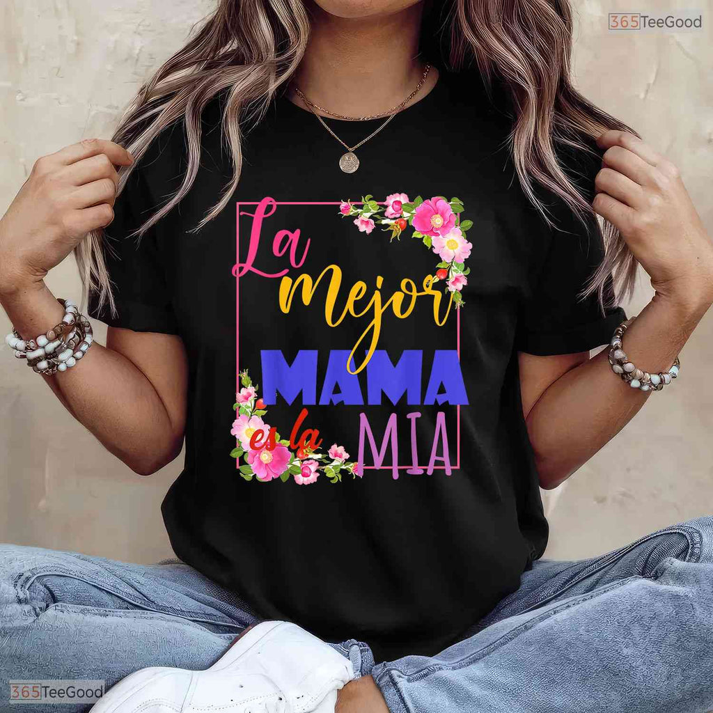 The Best Mama Is La Mia Shirt Unique Italian Mothers Day T-Shirt Gift For Her