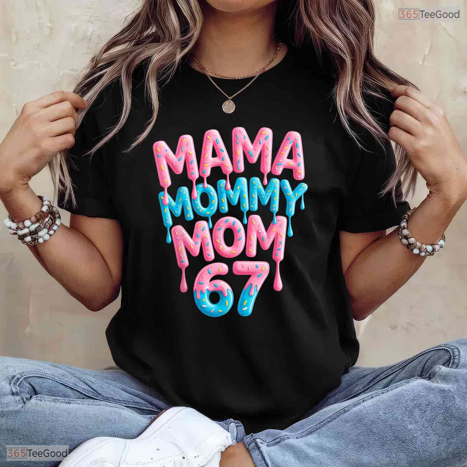 Retro Mama Mommy Mom Shirt Vintage 1967 Mothers Day T-Shirt Gift For Women