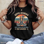 Groovy Hippie Grandma Shirt Vintage Hippie Grandma Mothers Day T-Shirt Idea