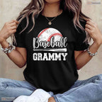 Baseball Grammy Game Day Shirt Cute Grandmother Mothers Day T-Shirt Present