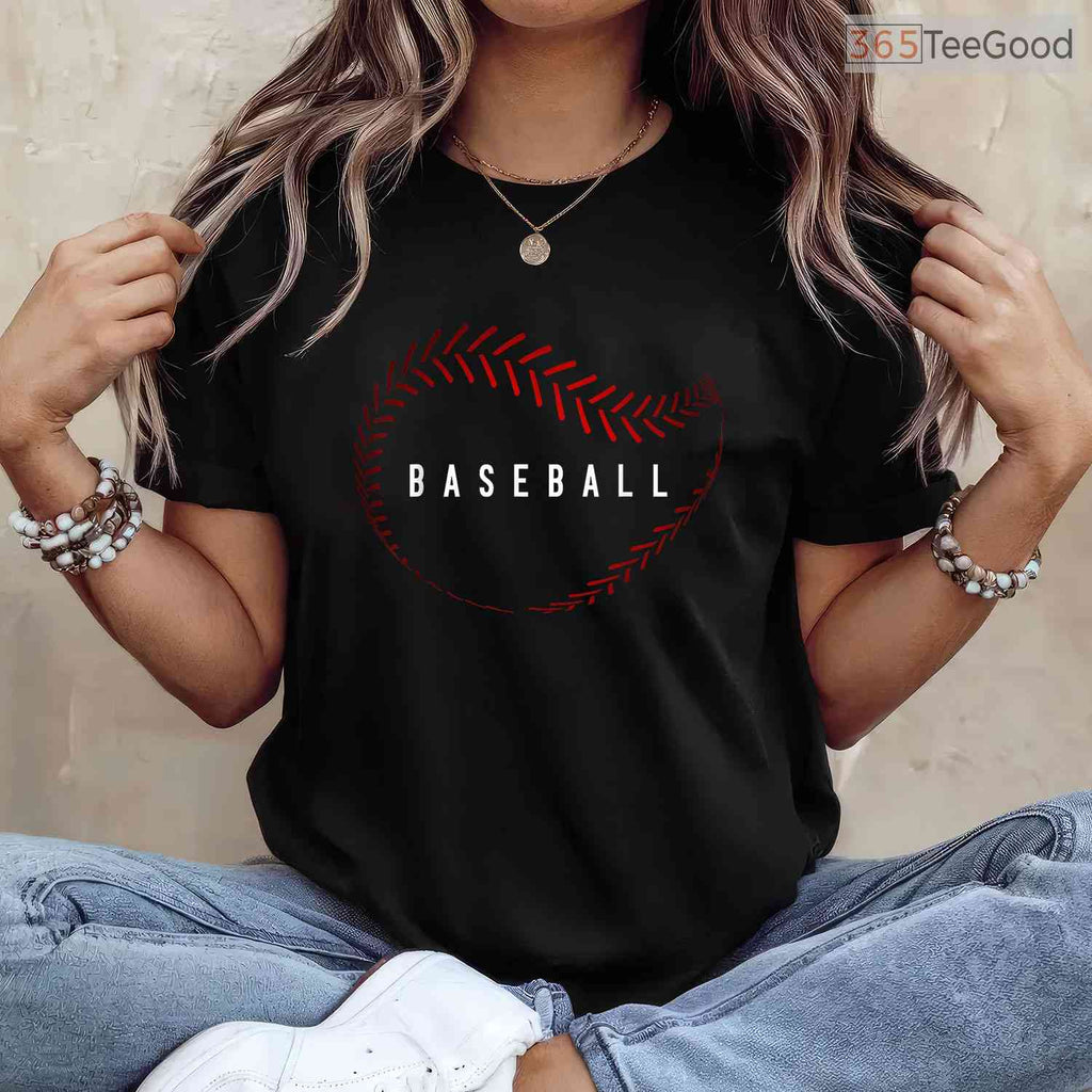 Cool Baseball T-Shirt For Men Boys Vintage Sports Graphic Game Day Apparel