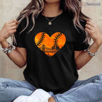San Francisco Baseball Vintage Heart T-Shirt US State City Pride Sports Gift