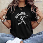 Touchdown Baseball Funny T-Shirt Sports Confusion Humor Mashup Novelty Gift