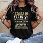 Taurus Zodiac Facts T-Shirt - Funny April May Birthday Tee - Astrology Shirt For Men