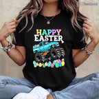 Boys Happy Easter Monster Truck T-Shirt Eggs Crusher Toddler Vehicle Shirt