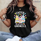 Funny Easter With My Gnomies T-Shirt Happy Holiday Gnome Garden Pun Top Shirt