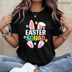 Easter Squad Family Matching T-Shirt Bunny Egg Hunt Group Team Holiday Shirt