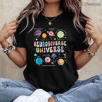 Accept T-Shirt Autism Awareness April Acceptance Inclusion Neurodiversity