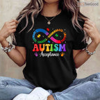 Autism Awareness Acceptance Shirt Infinity Symbol Men Women April T-Shirt