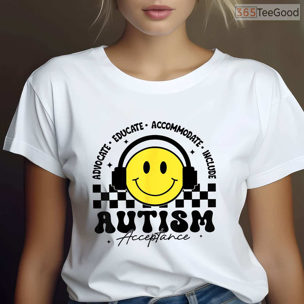 Autism Awareness Acceptance Special Education Teacher Shirt April T-Shirt
