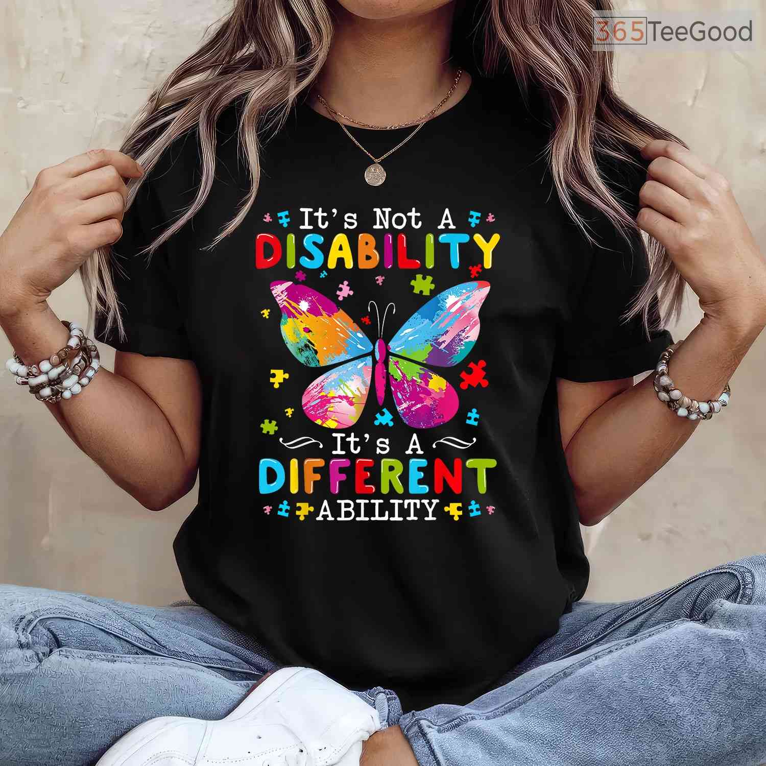 Its Not A Disability Different Ability Autism Shirt April Awareness T-Shirt