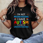 I Am Not Misbehaving I Have Autism Awareness Shirt April Support Kids T-Shirt