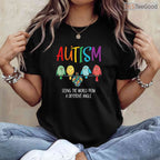 Autism Awareness Cute Owl Color Puzzles Shirt April Kids Support Gift T-Shirt