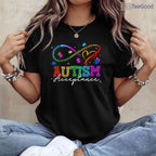 Neurodiversity Autism Awareness Rainbow Infinity Symbol Shirt April T-Shirt