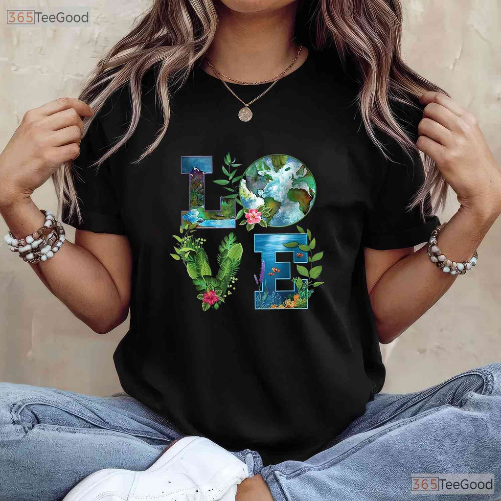 Earth Day Everyday Planet Anniversary T-Shirt Men Women Sustainable Eco Graphic Tee